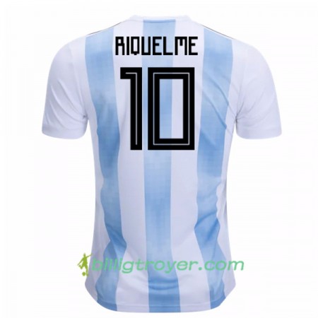 Billige Fotballdrakter Argentina Riquelme 10 VM 2018 Hjemmedraktsett